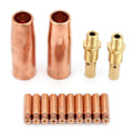 Miniatyrbild 1 av 8: 14 st/set Munstycke Diffusor Spets Kit för Tweco MIG Svets Pistol