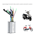 Miniatyrbild 1 av 4: E-cykelkonverteringstillbehör 6 rör 36/48V KT17A Alla normala huvuden Rektangulär regulator
