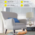Miniatyrbild 8 av 9: Katt Anti-Scratch Träningstape, 100mm*30 Yards, Kattmöbelskyddsplatta, Transparent Dubbelsidig Katt Soffa Skyddsplatta, Katt tasstejp för Katt