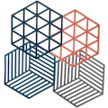 Miniatyrbild 1 av 5: 4 st Silikon Underlägg Hexagonala Underlägg Halkskydd Värmebeständiga Grytunderlägg Grytunderlägg Silikonmatta Kök, 16cm