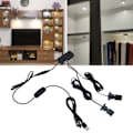 Miniatyrbild 1 av 8: Display Cabinet Light USB-driven Dimbar Rund Liten LED-skåpslampa för Garderob Utställningshall1 för 10