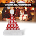 Miniatyrbild 7 av 8: Barn Vuxen Julhatt Utsökt Stickad Plysch Fest Julhatt HeminredningSnöflingtyp