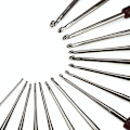 Miniatyrbild 5 av 5: Elastomeriskt Komfortgrepp för Artroshänder, Ergonomiskt Mjuka Grepp Virknålsset, Lättviktigt och Kompakt för Enkel Förvaring, Slät Nålkropp för
