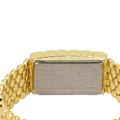 Miniatyrbild 3 av 8: LED-klocka Dubbel öppen rostfritt stål spänne metallband rektangulär urtavla digital armbandsur för utomhusaktiviteter Guld