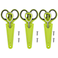 Miniatyrbild 2 av 8: 3 Set Multifunktionssax Linje Locktång Fiske Hook Remover Separator FiskeutrustningGrön
