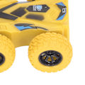 Miniatyrbild 5 av 8: Dubbelsidig Pull Back Bil Friktionsdriven 4 Stora Däck 360 Grader Roterande Mini Flips Inertia Stunt Bil Gul