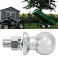 Miniatyrbild 8 av 8: 2 tum släpvagnskopplingsskula 3/4x1‑3/4 tum skaft Universal 3500LBS Hållbar stål förkromad husvagnsdragkula