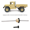 Miniatyrbild 7 av 8: RC Metall Differential Framaxel Modifieringskit för WPL C14 C24 C34 C44 B14 B16 B24 B36 1/16 RC Bil