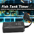 Miniatyrbild 7 av 8: Akvarietimer Aquarium Ljustimer Akvarium Timing Socket Justerbar Akvarium Timer Controller 110‑220V EU-kontakt
