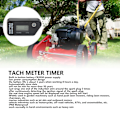 Miniatyrbild 7 av 8: Motorcykel Digital Varvräknare Timräknare LCD-Display Timer IP68 Vattentät Induktionstyp för Bensinmotor