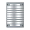 Miniatyrbild 2 av 2: Enkel väggmonterad pegboard-organisatör med flera hål, självhäftande väggmonterad display-pegboard-panel för kök, grå platta