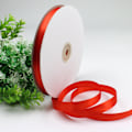 Miniatyrbild 1 av 2: Presentförpackningsband 99,5 meter långt 1,0 tum brett flexibelt polyesterrött satinband för dekoration DIY-hantverk