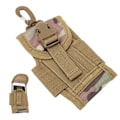 Miniatyrbild 2 av 2: Utomhus multifunktionell EDC midjeväska Molle-bälte för 4,5-tums mobiltelefonväska med spänne (kamouflage)