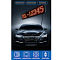Miniatyrbild 6 av 8: LED-matrispanel 12x72 punkter Bluetooth APP-kontroll Programmerbar rullande LED-skylt för butik bil bar hotell