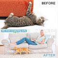 Miniatyrbild 7 av 9: Katt Anti-Scratch Träningstape, 50mm*30 Yards, Kattmöbelskyddsplatta, Transparent Dubbelsidig Katt Soffa Skyddsplatta, Katt tasstejp för Katt