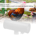 Miniatyrbild 7 av 8: 20 st kyckling tee rör hållbara läckagesäkra borrfritt kyckling vattenautomat tee koppling för avel industri G3/4 tee rör