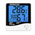 Miniatyrbild 1 av 5: Hög precision elektronisk termometer digital display mini temperatur larmklocka termometer