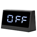 Miniatyrbild 4 av 8: Enkel Design Röststyrd Väckarklocka, Stor Display Digital Klocka med 11RGB Färgglada Visningslägen, Batteribackup för Oavbruten Drift