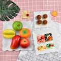 Miniatyrbild 2 av 6: 3-vånings kakställ, vitt plast kakställ, kakställ, dessert cupcake-display, våningsfat kakställ för bröllop födelsedagstårta