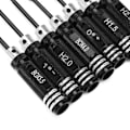 Miniatyrbild 3 av 8: 7-dels Hex-spårkorsmejselset Modellmaskinunderhåll Verktyg för RC Quadcopter Båt Bilreparation