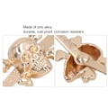 Miniatyrbild 7 av 8: 150 st Skull Rivets Fashionable Gothic Style Vackra Skull Stud Tillbehör för DIY Skor Kläder Väskor Guld