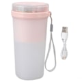 Miniatyrbild 2 av 8: Elektrisk Juicer Kopp 300ml Handhållen Bärbar USB Laddningsbar 6 Rostfritt Stål Skärare Juicepress Blender Kopp