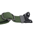 Miniatyrbild 3 av 8: Nylonvävd Klockarmband Justerbart Tvättbart Andningsbart Lättviktigt Nylonflätat Klockarmbandsbyte för Suunto Ambit OD Grön