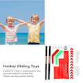 Miniatyrbild 8 av 8: Elektrisk upphängd hockey interaktiv leksak barn luftkudde flytande hockey glidande leksak