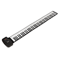 Miniatyrbild 4 av 8: Roll Up Piano 88 Tangenter Enkel Horn Bluetooth MIDI-funktion Flexibelt Rollpiano med Extern Ton 100‑240V