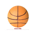 Miniatyrbild 1 av 2: 12 st 6,3 cm Barnlekplats Full Core Mjuk EVA Elastisk Boll Minska Tryck Stress Barnleksak Basketboll