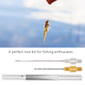 Miniatyrbild 6 av 8: 3 Set 3 i 1 kombinationssats aluminiumlegering fiskeriggningsbete nålverktyg fiskborrsats