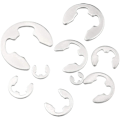 Miniatyrbild 5 av 7: 400 stycken extern snapringhållare kit rostfritt stål intern circlip ring 13 storlek M1.5 - M15 sortiment E-circlip ring kit med förvaringslåda