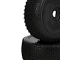 Miniatyrbild 4 av 8: 4 st RC-bil tätningshjul fordon plastfälgar navgummidäck set för 1/8 1/10 RC Short Course Truck CarBlack