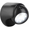 Miniatyrbild 1 av 5: Utomhusvägglampa med rörelsesensor 1000 Lumen LED-utomhusbelysning Sladdlös batteridriven belysning 360 graders rotation och lutning