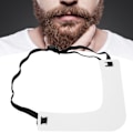 Miniatyrbild 1 av 8: Män Skäggformare Plast Mustasch Halsringning Trimguide Forma Skäggformningsverktyg