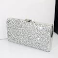 Miniatyrbild 1 av 7: Kedja Väska, Koppling Kvinnor, Glitter Festväska, Elegant Kuvert Väska Kedja Väska Crossbody Väskor för Bröllop Fest Fritid Datum (Silver)