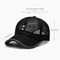 Miniatyrbild 7 av 9: Mesh Baseball Trucker Mesh Hat Andas Baseball För Män Kvinnor Sommar Utomhussporter