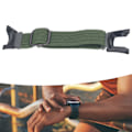 Miniatyrbild 1 av 8: Nylonvävd Klockarmband Justerbart Tvättbart Andningsbart Lättviktigt Nylonflätat Klockarmbandsbyte för Suunto Ambit OD Grön