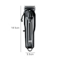 Miniatyrbild 2 av 5: Sladdlös hårklippare Pro hårklippare skäggtrimmer för män frisyrkit sladdlös USB uppladdningsbar