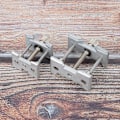 Miniatyrbild 7 av 7: Justerbar Klämdesign Klockreparationstillbehör, Klockverkshållare 2st/Set Zinklegering för Herr- och Damklockverk