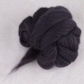 Miniatyrbild 8 av 8: 55g färgad nåltovningsull roving spinning sömnad trimning handarbete material (mörkgrå)