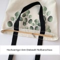 Miniatyrbild 3 av 5: Canvas Tote Bag för kvinnor, flickor, barn, skolväska med dragkedja, arbetsväska, strandväska, lunchväska, resväska och shoppingväska