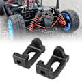Miniatyrbild 1 av 8: RC främre C-navbärare uppgraderingsdelar aluminiumlegering caster block för TRAXXAS SLEDG 4-hjulsdrift 1/8 RC-bil svart