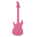 Miniatyrbild 3 av 8: 10cm Mini Gitarr Ornament Display Fäste Förvaringslåda Musikinstrument Gitarr Modell för Dockhus Rosa