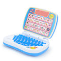 Miniatyrbild 1 av 8: Bärbar leksaksdator, bra simulering, bokstavs- och sifferform, inlärning, multifunktionell, bärbar, smart, förskolelaptop, födelsedagspresent, blå