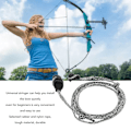 Miniatyrbild 6 av 8: Nylon bågsträng Recurve bågsträng bågsträngsverktyg Lång Recurve Compound bågtillbehör bågsträngar