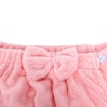 Miniatyrbild 1 av 8: Badlakan Wrap Coral Fleece Spa Kvinnor Justerbar Dusch Wrap med Hatt för Hemma SkönhetssalongRosa
