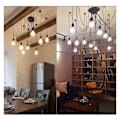 Miniatyrbild 2 av 5: Steampunk Hängande Taklampa, DIY Justerbar Längd, Nostalgisk Klassisk Design, Rustik Ljuskrona, 8 Armar, Varje med upp till 2,0m Kabel, Lämplig för Hemmet