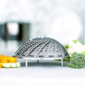 Miniatyrbild 7 av 7: Ångkokare i rostfritt stål Justerbar ångkokarinsats (16cm-26cm) Ångkokarinsats för kastruller
