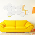Miniatyrbild 7 av 8: Hexagon Dekorativa Akustikpaneler, Självhäftande Akustikpanel för Mångsidig Ljudisolering, Högdensitets Ljudisolerande Vaddering för Hem &